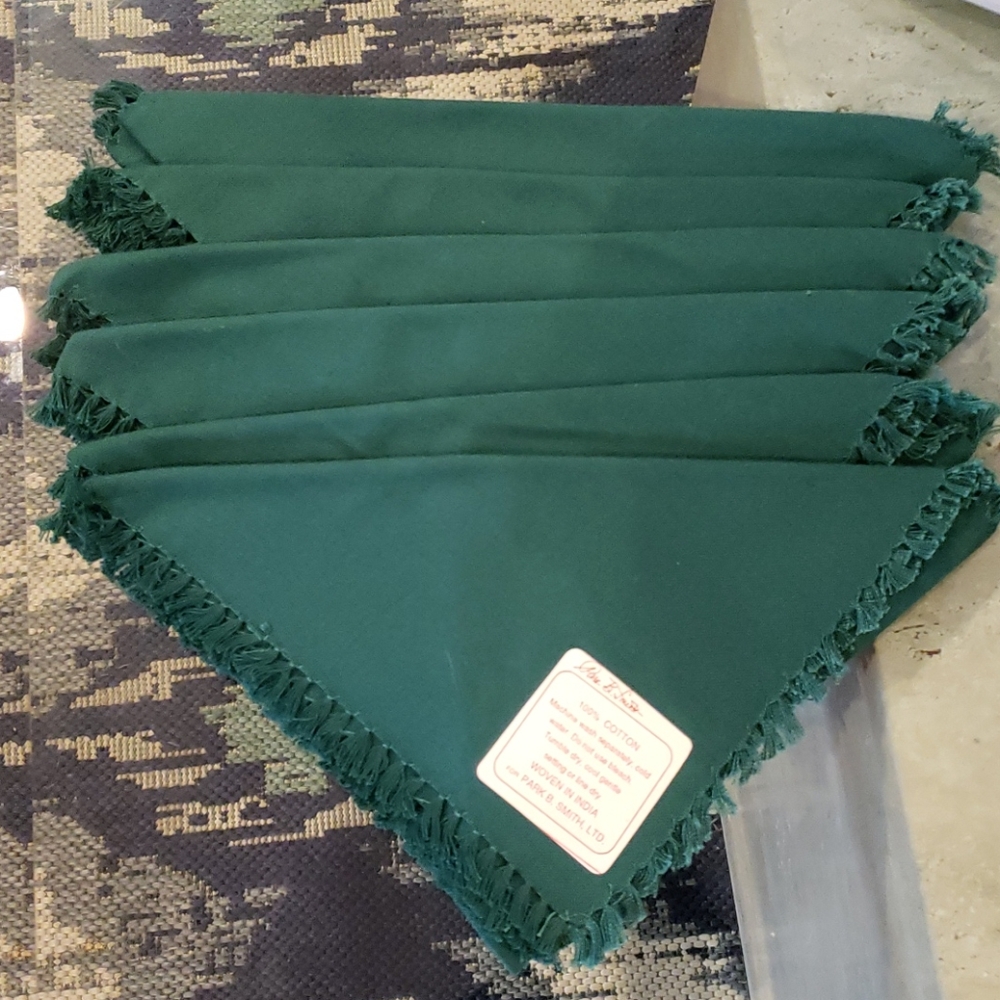 Vintage 6 brand new Park B. Smith, napkins